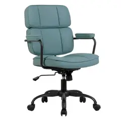 Just Home Collection - Poltrona Harlow Azul Claro para Pc