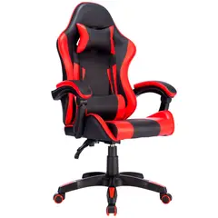 Just Home Collection - Cadeira Gamer Neo Vermelha e Preta