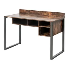 Just Home Collection - Mesa de Escritorio Wool madeira e preto 120x60x75cm