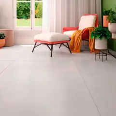 Elizabeth - Porcelanato Retificado Acetinado Alvorada Interno Off White 100x100 Cm Caixa 2,00 M2