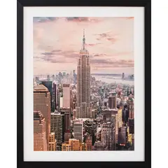 Just Home Collection - Quadro 40x50cm New York Cidade Preto
