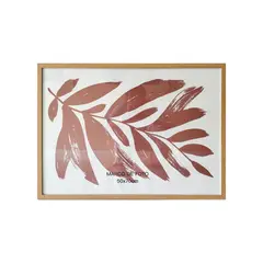 undefined - Moldura 50X70Cm Mdf Com Vidro Natural Just Home Collection