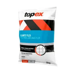 Topex - Rejunte Flexivel Platina Saco 5 Kg