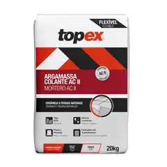 Topex - Argamassa Colante ACII Interna e Externa 20 Kg