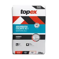 Topex - Argamassa Aci Interna Cinza Saco 20 Kg