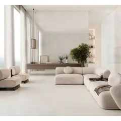 Biancogres - Porcelanato Retificado Acetinado Onice Crema 120x120cm Caixa 2,88 M²
