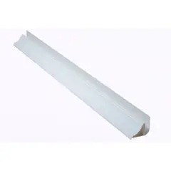 Perin Plásticos - Moldura Pvc Meia Cana Branco 6m