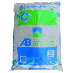 AB Areias - Areia Lavada Saco 20Kg