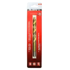Mtx - Broca de Aço Rápido para Metal, 10 Mm, Nitreto de Titânio, Haste Cilíndrica, 1 Pçs