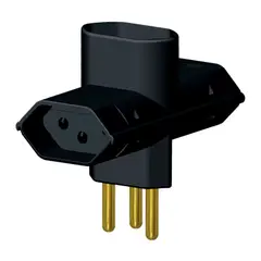 Alumbra - Benjamim 2p+t 10a - 3 Saídas Pr