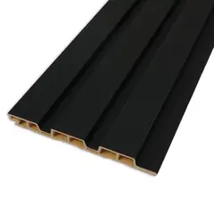 Holztek - Painel Ripado Wpc Preto 12x240 0,28m2 Unidade