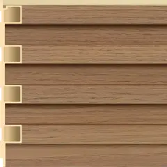 Holztek - Painel Ripado Wpc Brown 16 X 240 Cm 0,39 M²