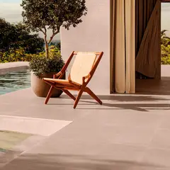Portobello - Porcelanato Acetinado Esmaltado Bege Externo 90x90cm Retificado Caixa 2,42m² Oasi Duna