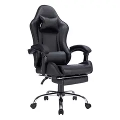 Just Home Collection - Cadeira Gamer Masaj Matrix Preta