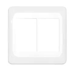 Legrand - Placa 3+3 Postos Juntos 4x4 - Pial Pop
