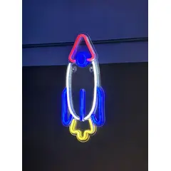 Just Home Collection - Luminária Led Neon Rocket