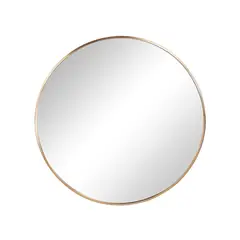 Just Home Collection - Espelho 100cm Redondo Dourado