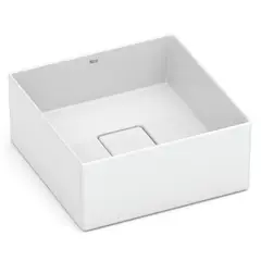 Roca - Cuba Apoio 30X30 T3 Terra Branco
