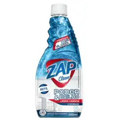 Zap Clean - Limpa Vidros Poder e Brilho - Refil 12x500ml