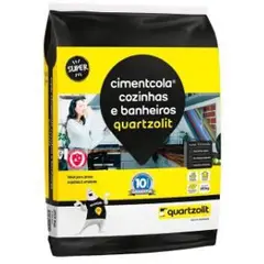 Quartzolit - Argamassa para Cozinha e Banheiro 20kg Cinza
