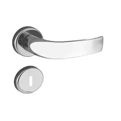 Aliança - Fechadura Interna Home Roseta Cromada, 40mm