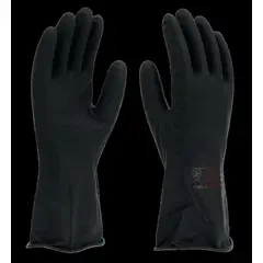 Imbat - Luva de Latex Forrada Preta 8