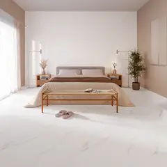 Biancogres - Porcelanato Polido Retificado Malden Bianco Lux Branco Interno 100x100cm Caixa 3,00 M²