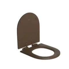 Deca - Assento Poliester Lk/ Carrara/level - Marrom