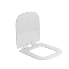 Deca - Assento Poliéster Monocromático Axis/quadra Branco