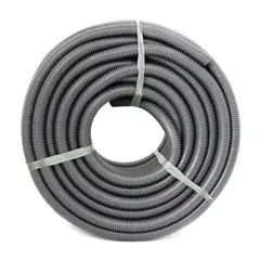 Tubos Bravo - Tubo Corrugado - Pvc - Ecológico Cinza 3/4'' X 50 Mts