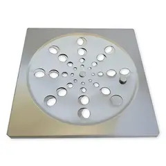 Clarinox - Ralo Quadrado 15x15cm com Fecho Abre e Fecha