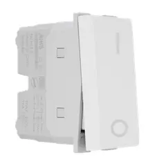 Abb - Modulo Interruptor Bipolar Simples 1 Modulo 250v 16a Branco Origen N0101.2 Bl