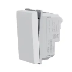 Abb - Modulo Interruptor Simples 1 Modulo 250v 16a Branco Origen N0101 Bl