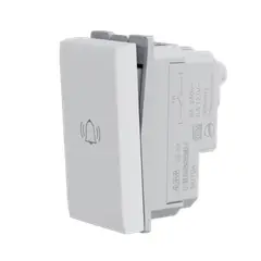 Abb - Modulo Pulsador Campainha 1 Modulo 250v 6a Branco Origen N0104 Bl