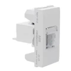 Abb - Modulo Rj45 Cat5e 1 Modulo Branco Origen N0118.5 Bl