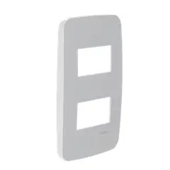 Abb - Placa 4x2 1 Modulo + 1 Modulo Branca Origen N0371.21 Bl