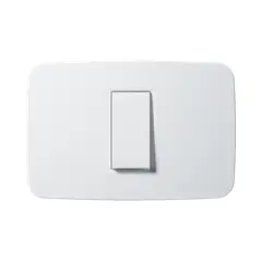Abb - Conjunto 1 Interruptor Simples 4x2 250v 16a Branco Origen N0501 Bl