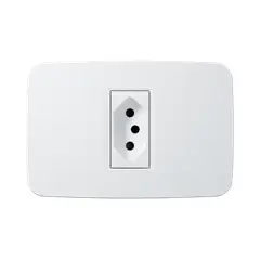 Abb - Conjunto 1 Tomada 2p T 4x2 250v 20a Branco Origen N0536.2 Bl