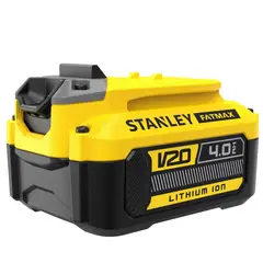 Stanley - Bateria 20v Íon de Lítio 4ah, Compatível com as Ferramentas da Linha V20