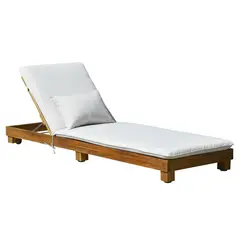 Just Home Collection - Cadeira Madeira com Almofada Maldivas