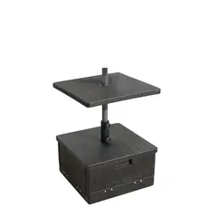 Just Home Collection - Base de Guarda-chuva com Mesa Preta