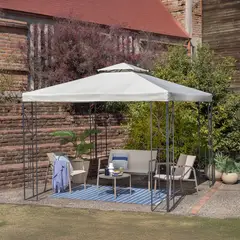 Just Home Collection - Pérgola 3x3m Painel Natural Dbl