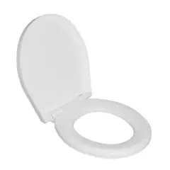 Astra - Assento Sanitário Oval Almofadado 3 em 1 com Fechamento Suave e Fácil Remoção
