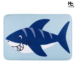 Just Home Collection - Tapete de Banheiro Sharks 40x60