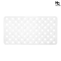 Just Home Collection - Tapete de Banheiro Antiderrapante 36x68 Branco