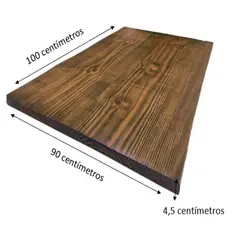 Madvei - Tampo Rustico Tingido Imbuia 90x200 Cm