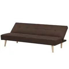 Just Home Collection - Sofa Cama 3 Lugares Harry Marrom 179X78X76Cm