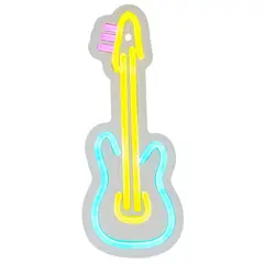 Just Home Collection - Letreiro Led Neon Guitarra