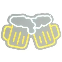Just Home Collection - Placa de Led Neon para Cerveja