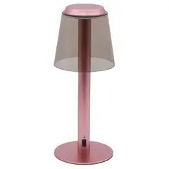 Just Home Collection - Luminária de Mesa Recarregável Luna Rosa